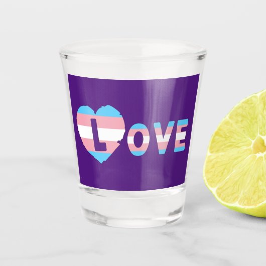 Liebe Schnapsglas (Vorderseite)