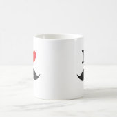 Liebe-Schnurrbart-Tasse Kaffeetasse (Mittel)