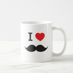 Liebe-Schnurrbart-Tasse Kaffeetasse