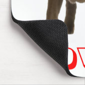 Liebe Schokolade Braunbraun Labrador Retriever Wel Mousepad (Ecke)