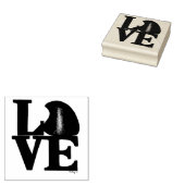 LIEBE Schokolade Drop Candy Valentinstag Gummistempel (Stempel)