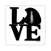 LIEBE Schokolade Drop Candy Valentinstag Gummistempel (Prägung)