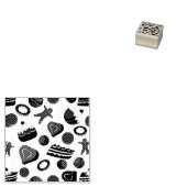 Liebe Schokolade Gummistempel (Stempel)