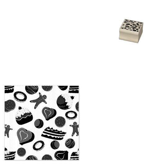 Liebe Schokolade Gummistempel (Stempel)