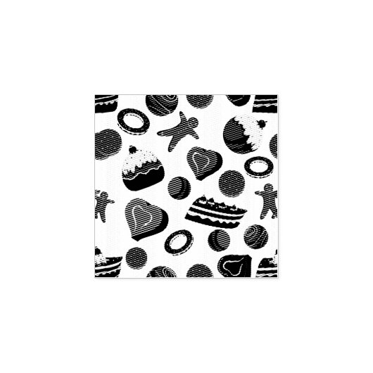 Liebe Schokolade Gummistempel (Prägung)