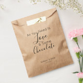 Liebe Schokolade Personalisierte Hochzeitsstimmung Geschenktütchen (Versiegelt)