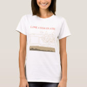 Liebe Schokolade T - Shirt (Vorderseite)