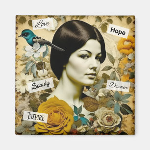 Liebe, Schönheit, Inspirier, Traum und Hoffnung Vi Magnet