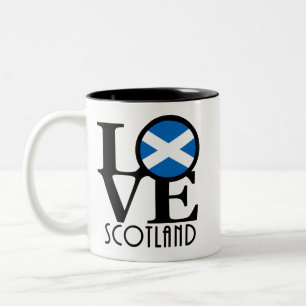 LIEBE Schottland 11oz Zweifarbige Tasse