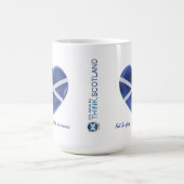 Liebe Schottland Kaffeetasse (Mittel)