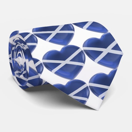 Liebe Schottland Krawatte (Gerollt)