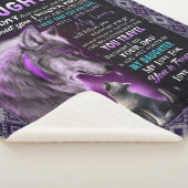 Liebe| Schreiben an meine Tochter-Liebe für Sie Sherpadecke (3/4)