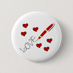 Liebe (Schreiben) Button