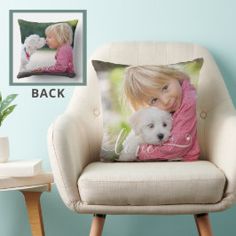 LIEBE Schreiben von 1-2 Fotos Handgeschriebenes He Kissen