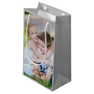 LIEBE Schreiben von benutzerdefinierten Geschenkta Kleine Geschenktüte