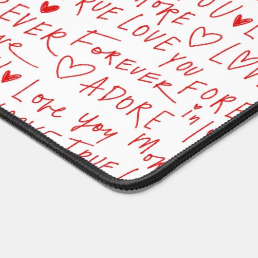 Liebe Schreibtischunterlage (Ecke)