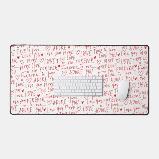Liebe Schreibtischunterlage (Tastatur & Maus)