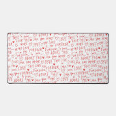 Liebe Schreibtischunterlage (Vorderseite)