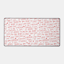 Liebe Schreibtischunterlage