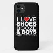 Liebe Schuhe Booze Boys mit Tattoos Case-Mate iPhone Hülle (Rückseite)