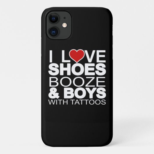 Liebe Schuhe Booze Boys mit Tattoos Case-Mate iPhone Hülle (Rückseite)