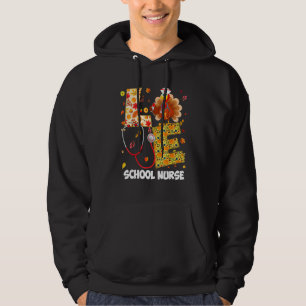 Liebe Schulkrankenschwester Kittel Stethoskop Ernt Hoodie