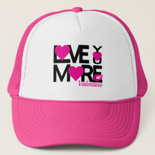 Liebe Schwarz und Rosa Mehr Truckerkappe