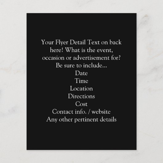 LIEBE, Schwarz und Weiß mit rot geätztem Herzen Flyer (Hinten)