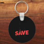 Liebe Schwarze Frauen, Rett dir selbst Schlüsselanhänger (Vorderseite)