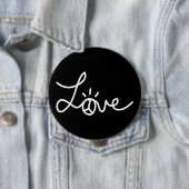 Liebe-schwarzes Button (Beispiel)