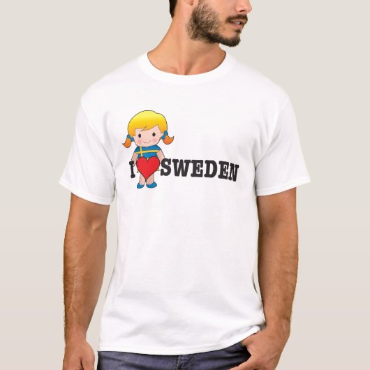 Liebe Schweden T-Shirt (Vorderseite)