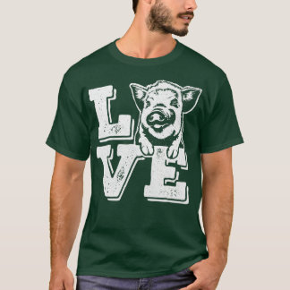 Liebe Schweine - Ich Liebe meine Mama und Vater Pr T-Shirt