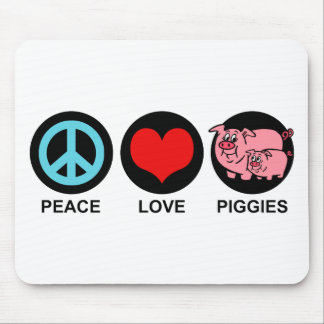 Liebe Schweine Mousepad