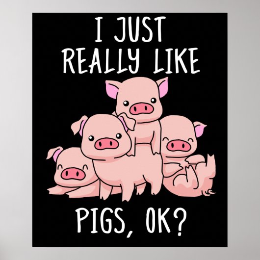 Liebe Schweinegeschenk Frauen Schweinegeschenke Ni Poster (Vorne)