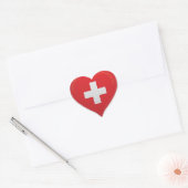 Liebe Schweiz: Herzensticker Herz-Aufkleber (Umschlag)