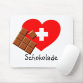 Liebe Schweizer Schokolade! - Schweiz Mousepad (Mit Mouse)