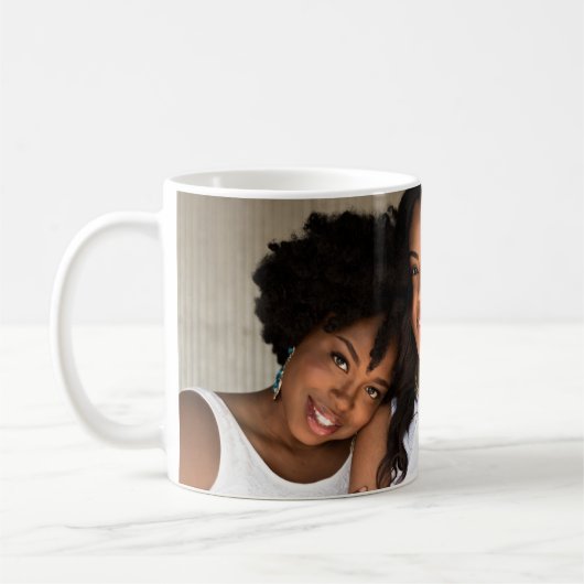 Liebe Schwestern beste Freunde Familie Kaffeetasse (Links)