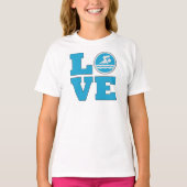 Liebe schwimmen oder schwimmen & tauchen T-Shirt (Vorderseite)