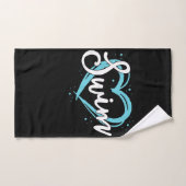 Liebe Schwimmen Schwimmteam Herzlich Willkommen be Handtuch (Handtuch)