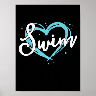 Liebe Schwimmen Schwimmteam Herzlich Willkommen be Poster