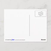 Liebe Schwimmpiktogramm blass Postkarte (Rückseite)