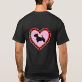 Liebe Scottish Terrier T-Shirt (Rückseite)