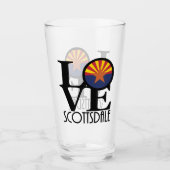 LIEBE Scottsdale Arizona Glas (Vorderseite)