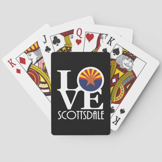 LIEBE Scottsdale Arizona Spielkarten (Rückseite)