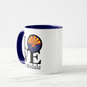 LIEBE Scottsdale Arizona Tasse (Vorderseite Links)