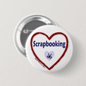 Liebe Scrapbooking Button (Vorne & Hinten)