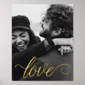 Liebe Script Couple Foil Prints Foliendrucke (Vorderseite)
