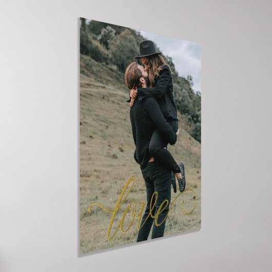 Liebe Script Couple Foliendrucke (Ablage )