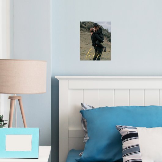 Liebe Script Couple Foliendrucke (In Situ (Schlafzimmer))