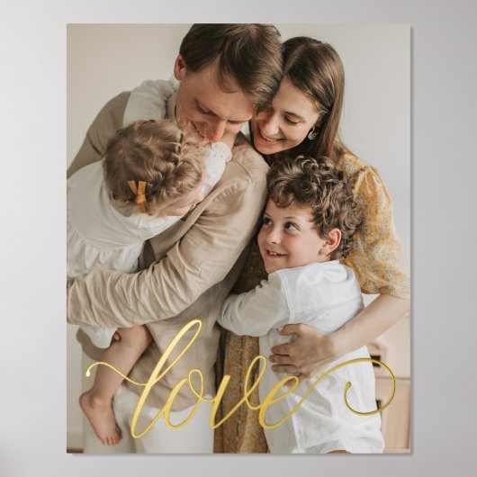 Liebe Script Family Foil Prints Foliendrucke (Vorderseite)